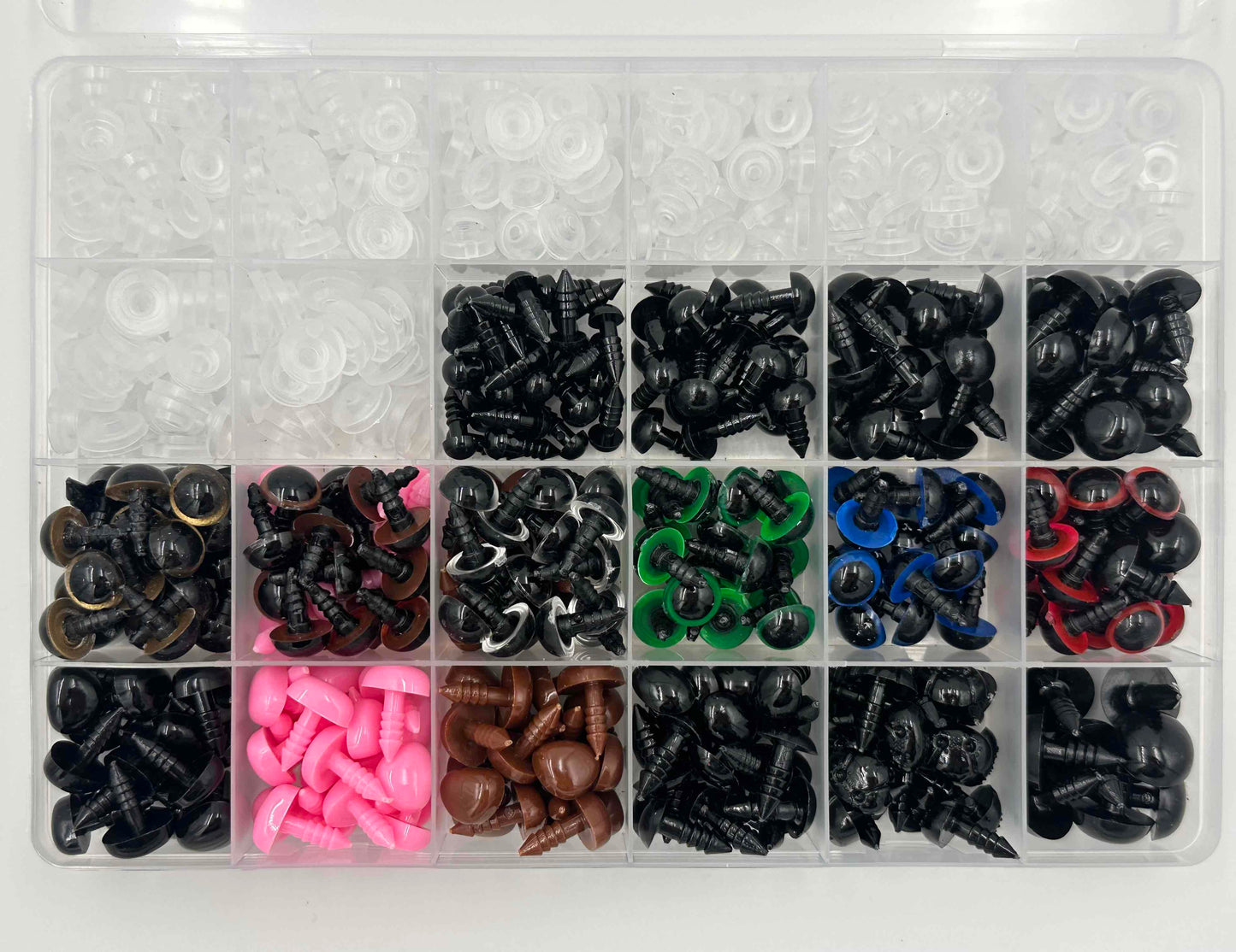 Toy Safety Eyes and Noses BULK PACK