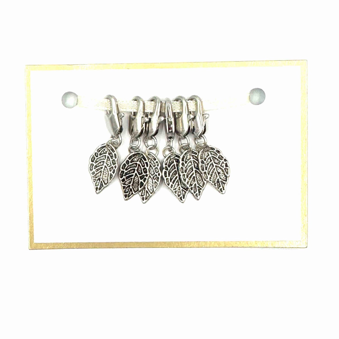 Leaf Stitch Markers 6pk