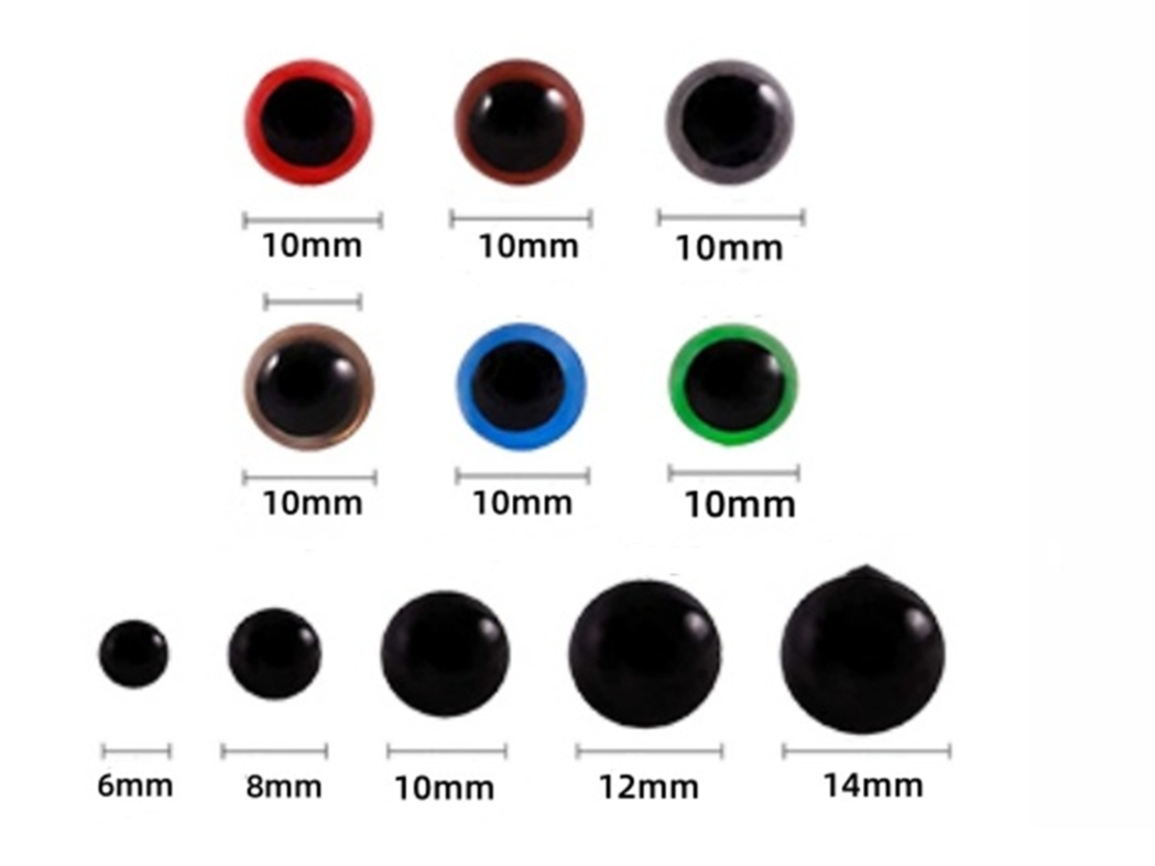Toy Safety Eyes and Noses BULK PACK