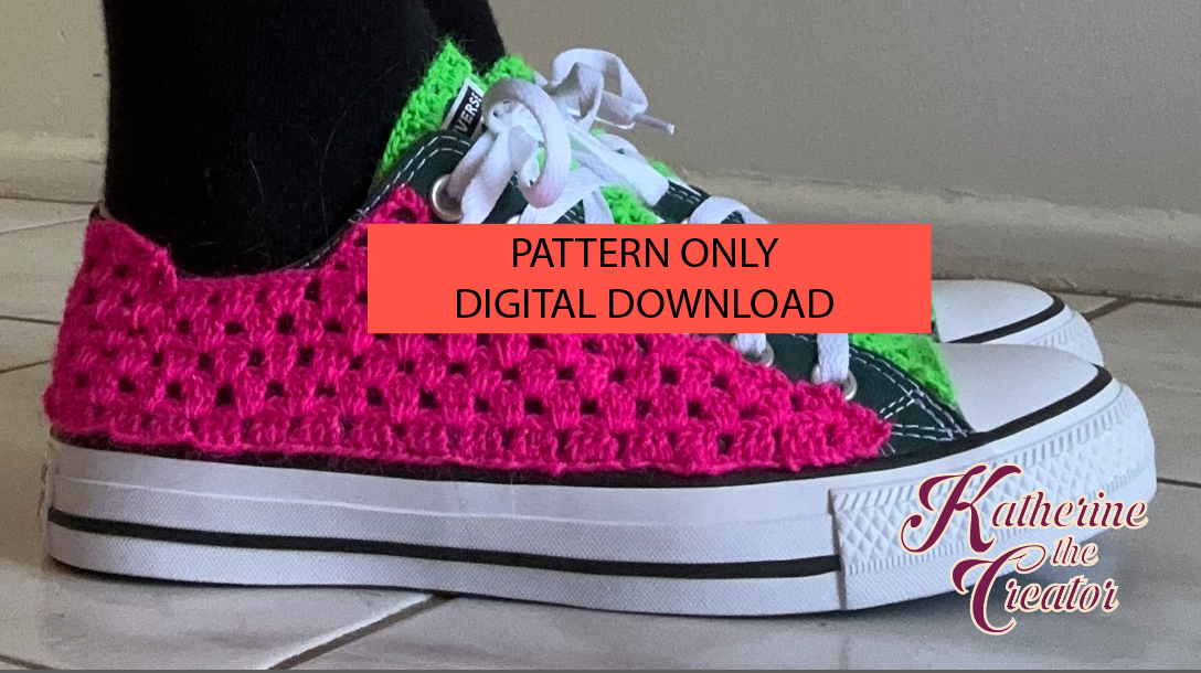 Crochet converse slippers pattern shop