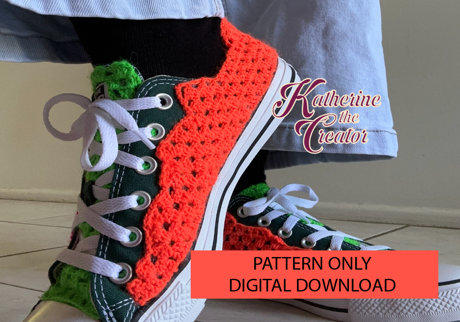 Custom Crochet Converse Pattern