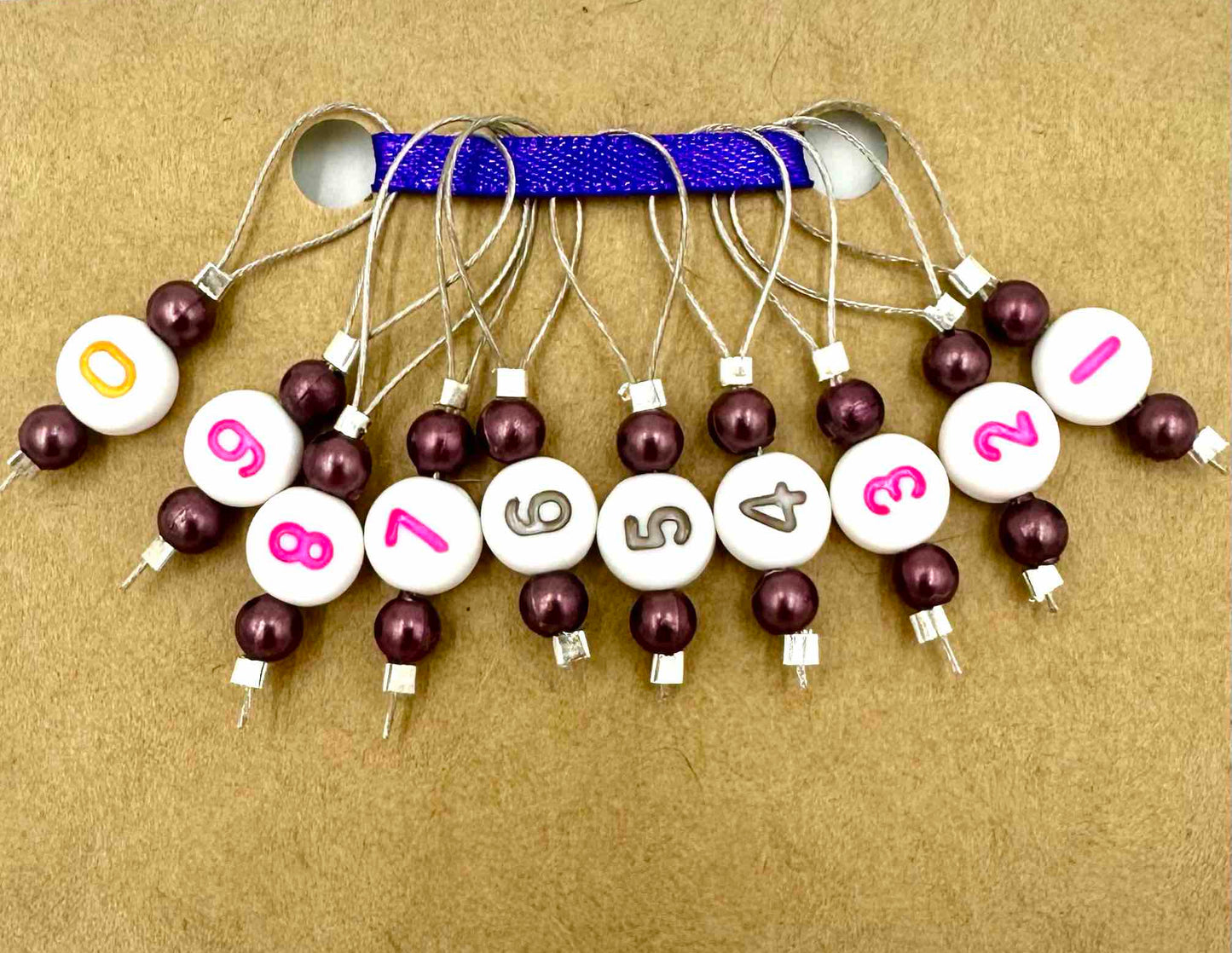 Numbered Stitch Markers Set