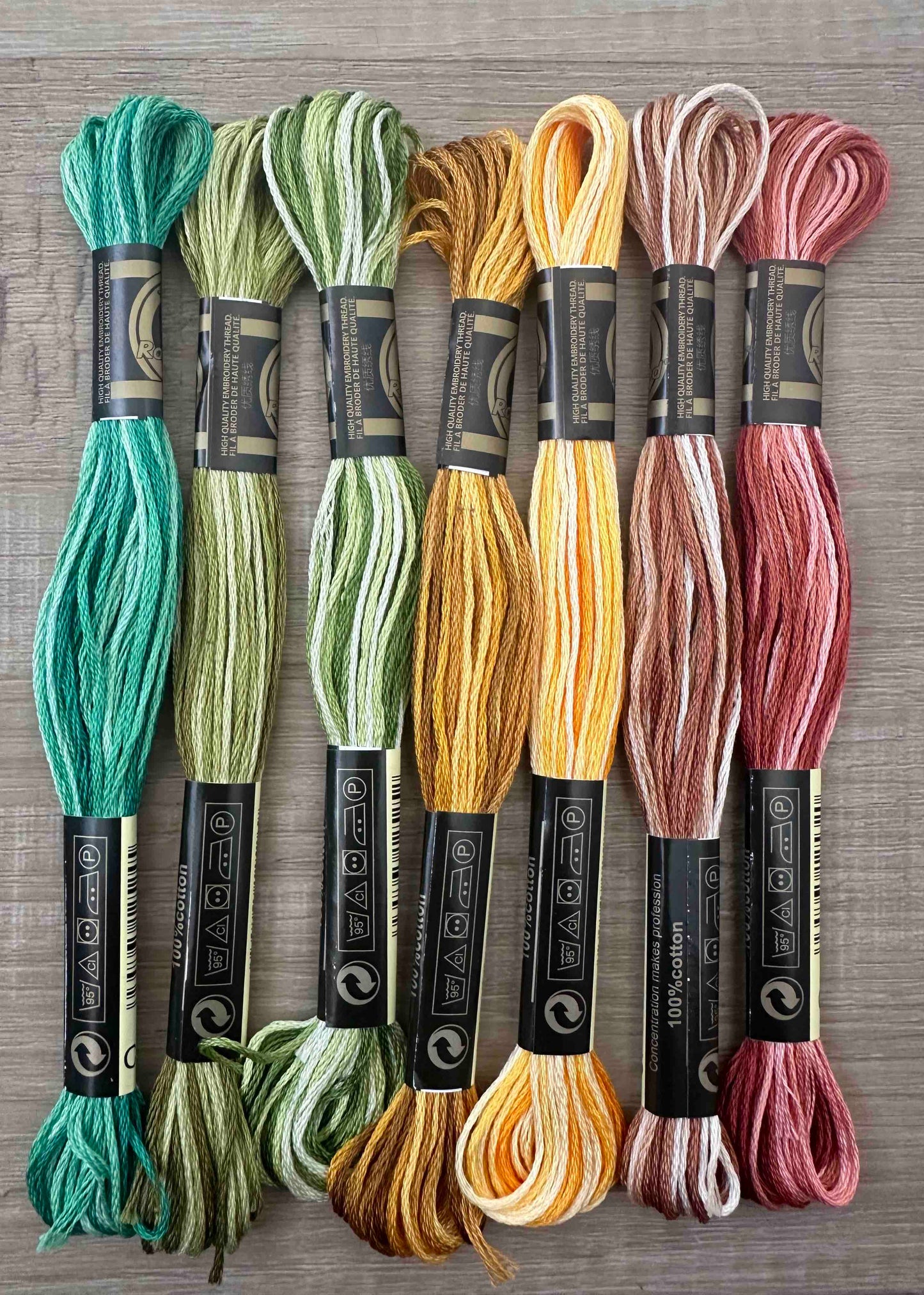 Veriegated Embroidery Cotton Floss