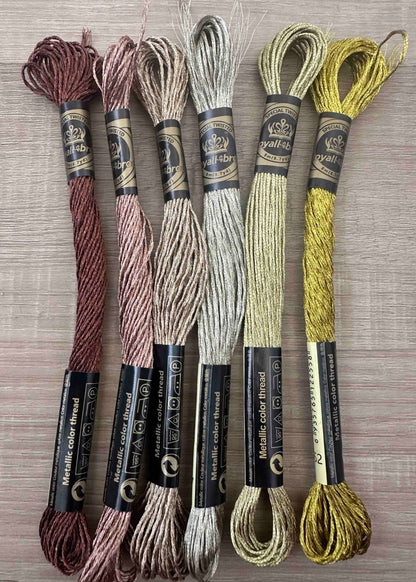 Metallic Embroidery Floss Gold
