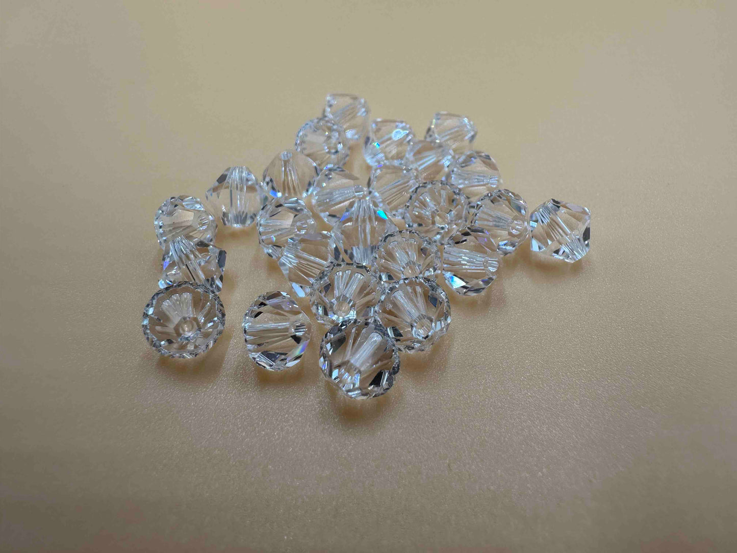 Swarovski 6mm Bicone Sew on Crystal
