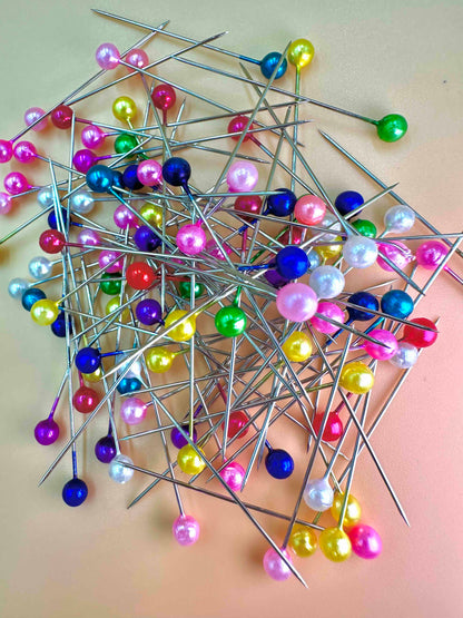 Pearl Head Dressmaking Pins