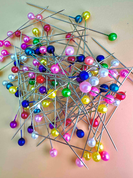Pearl Head Dressmaking Pins
