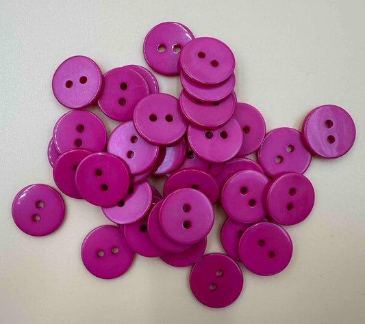 15mm Plastic 2 Hole Button