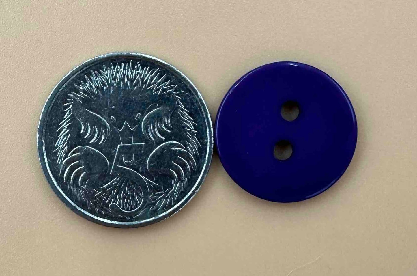 15mm Plastic 2 Hole Button