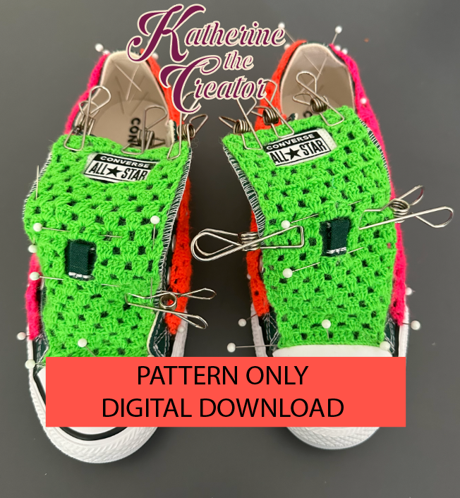 Custom Crochet Converse Pattern